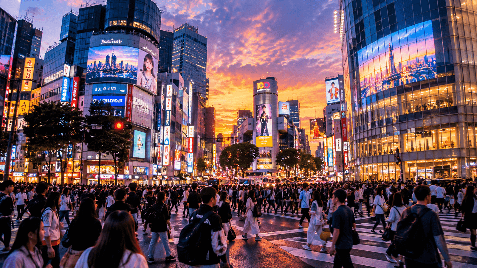 東京自由行景點：澀谷十字路口