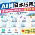 AI排日本行程教學