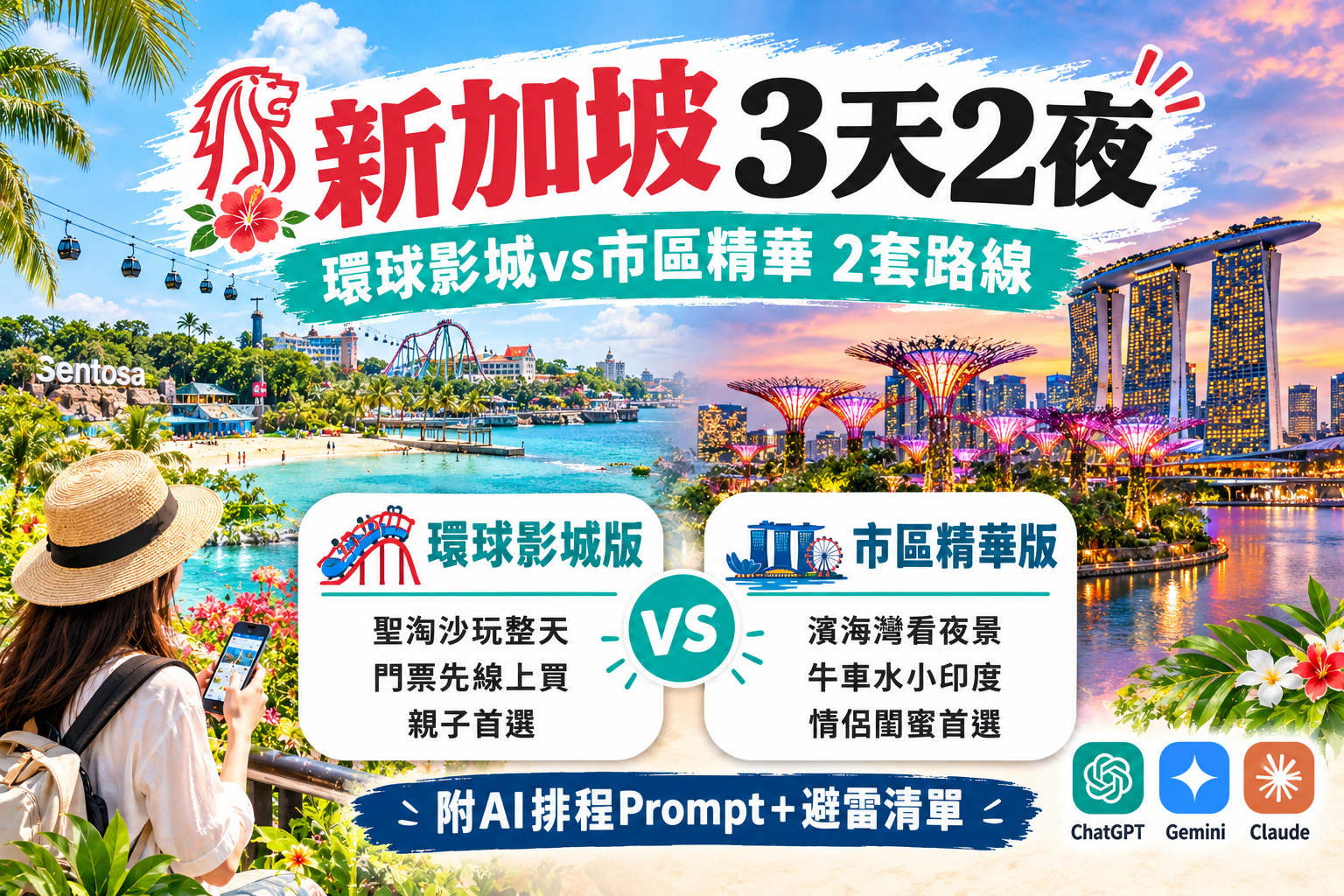 新加坡3天2夜行程規劃